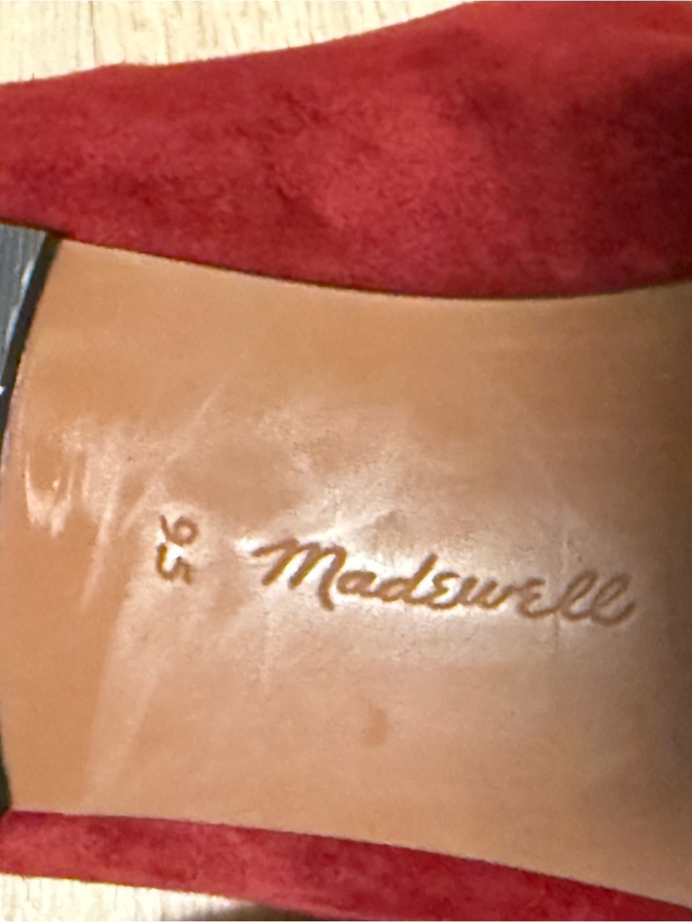 Madewell Burgundy Mary Jane Flats - Picture 7 of 13